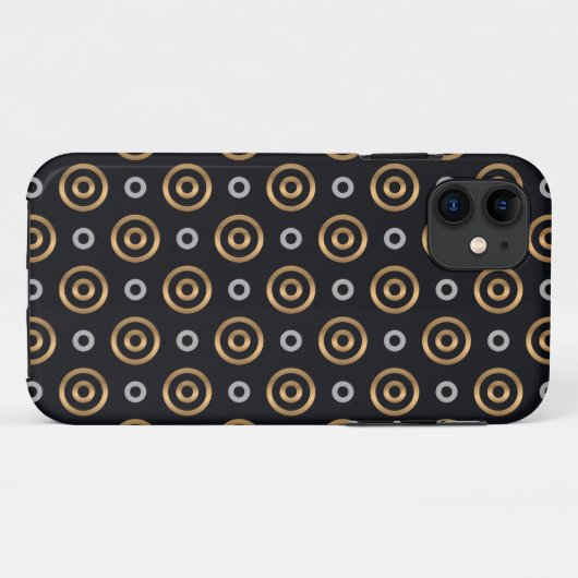 cirkels telefooncel Case-Mate iPhone case (Achterkant (horizontaal))