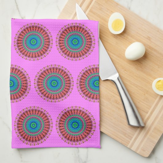 cirkels theedoek (Quarter Fold)