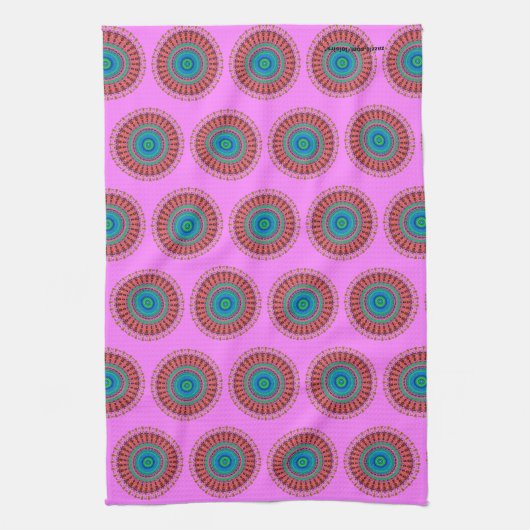 cirkels theedoek (Verticaal)