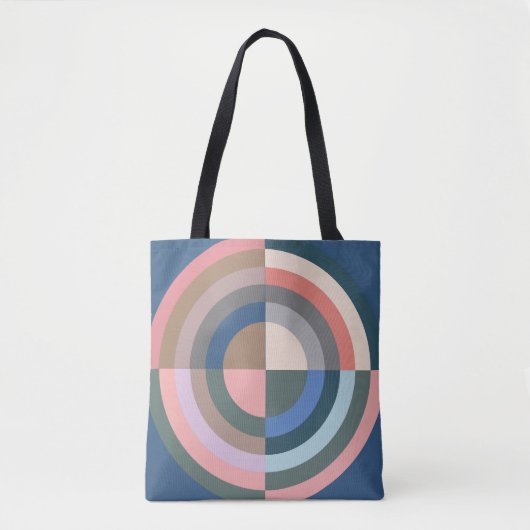cirkels tote bag (Voorkant)