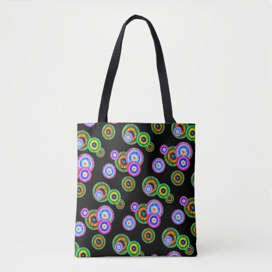 cirkels tote bag (Voorkant)