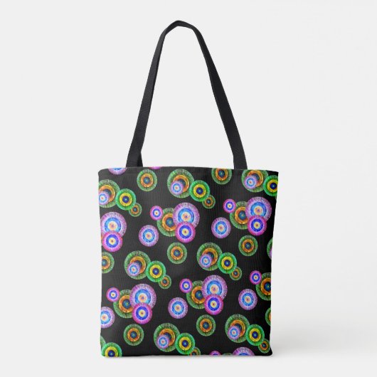 cirkels tote bag (Achterkant)