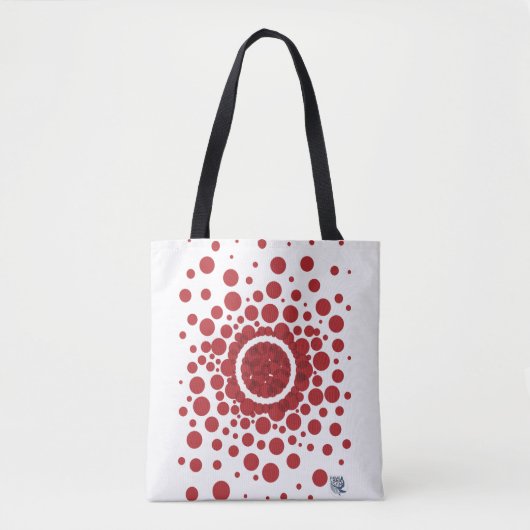 cirkels tote bag (Voorkant)