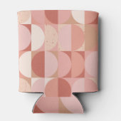 Cirkels uit het midden van de eeuw: modern geometr blikjeskoeler (Achterkant)