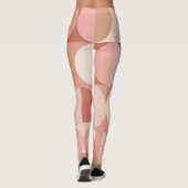 Cirkels uit het midden van de eeuw: modern geometr leggings (Achterkant)
