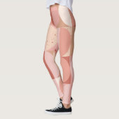 Cirkels uit het midden van de eeuw: modern geometr leggings (Links)