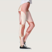 Cirkels uit het midden van de eeuw: modern geometr leggings (Rechts)