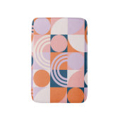 Cirkels uit het midden van de eeuw Strepen: geomet Badmat (Voorkant Verticaal)