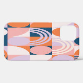 Cirkels uit het midden van de eeuw Strepen: geomet Case-Mate iPhone Case (Achterkant (horizontaal))