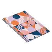 Cirkels uit het midden van de eeuw Strepen: geomet Notitieboek (Rechterzijde)