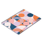 Cirkels uit het midden van de eeuw Strepen: geomet Notitieboek (Linkerzijde)