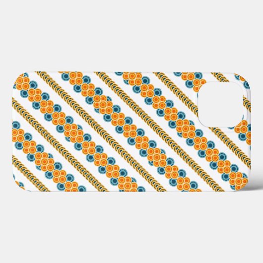 cirkels van 70 jaar, rijen Case-Mate iPhone case (Achterkant (horizontaal))