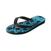 Cirkels van Aqua Harmony Kinder Teenslippers (Schuin)