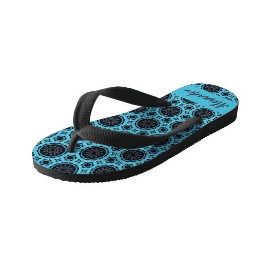 Cirkels van Aqua Harmony Kinder Teenslippers (Schuin)