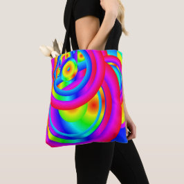 Cirkels van de Canvas tas van de Kleur