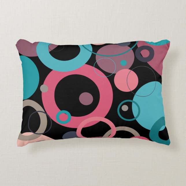 cirkels van de horizon accent kussen (Voorkant)