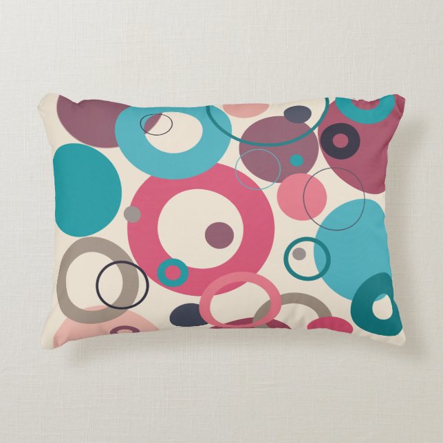 cirkels van de horizon accent kussen (Voorkant)