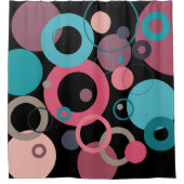 cirkels van de horizon douchegordijn (Voorkant)