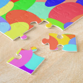 Cirkels van de kleurenpuzzel legpuzzel (Zijkant)
