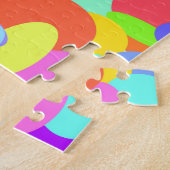 Cirkels van de kleurenpuzzel legpuzzel (Zijkant)