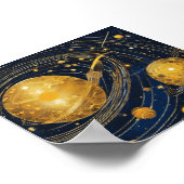 Cirkels van de ruimte poster (Hoek)