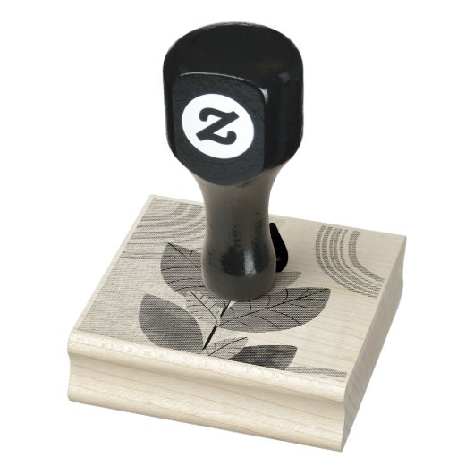 Cirkels van gebladerte Natuur Botanisch Scrapbooki Rubberstempel (Stempel)