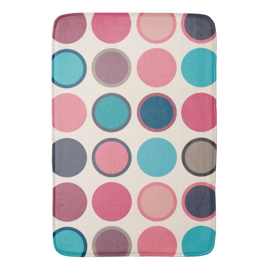 Cirkels van Horizon 3 Badmat (Voorkant Verticaal)