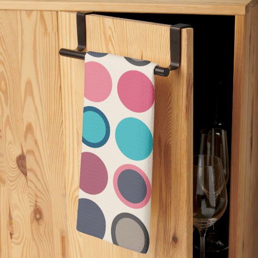 Cirkels van Horizon 3 Theedoek (Derde Gevouwen)