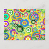 Cirkels van kleuren briefkaart (Voorkant)