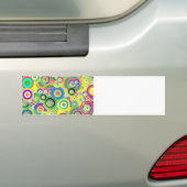 Cirkels van kleuren bumpersticker (Op auto)