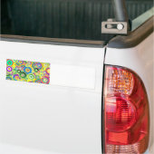 Cirkels van kleuren bumpersticker (Op Truck)