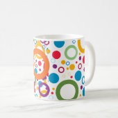 Cirkels van kleuren koffiemok (Voorkant rechts)