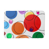Cirkels van plezier badmat (Voorkant)