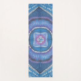 Cirkels & Vierkantjes Tie Dye Yogamat