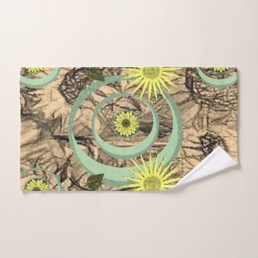 Cirkels voor handdoekjes bad handdoek (Handdoek)