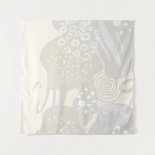 Cirkels voor hedendaagse Abstracte vormen pasta Wandkleed (Voorkant (horizontaal))