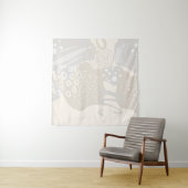 Cirkels voor hedendaagse Abstracte vormen pasta Wandkleed (In situ)