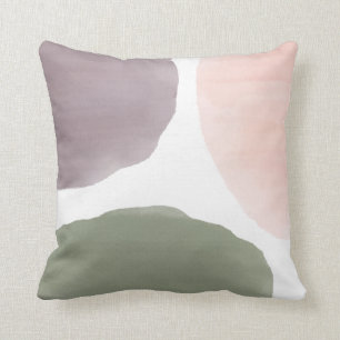 Cirkels voor roos, Grafiek en Sage Moderne Waterve Kussen