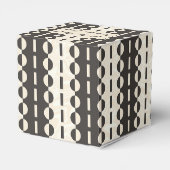 Cirkels voor strips - Koolstofcrèmehart Bedankdoosjes (Achterkant)