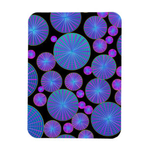 cirkels Wielen en schijven met vlokken Magneet