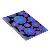 cirkels Wielen en schijven met vlokken Notitieboek (Rechterzijde)