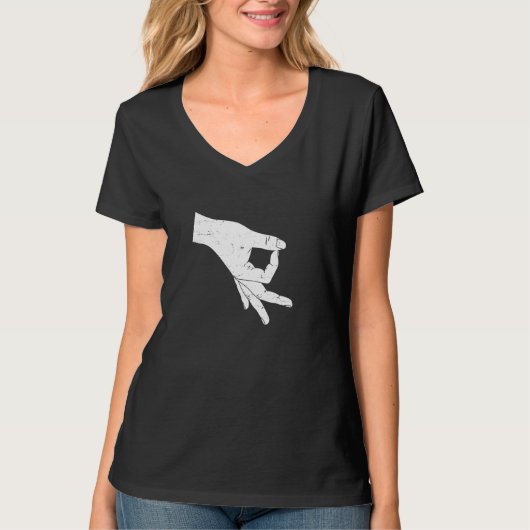 Cirkelspel Gotcha Ok Hand Funny Meme T-shirt (Voorkant)