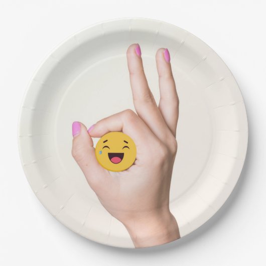 Cirkelspel OK, je hebt je Papieren Bordje (Voorkant)