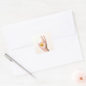 Cirkelspel OK, je hebt je Vierkante Sticker (Envelop)
