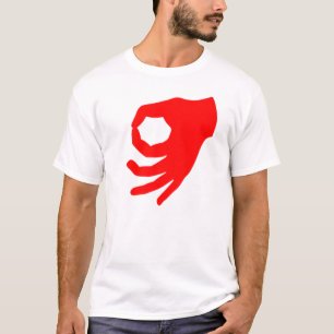 Cirkelspel rood t-shirt