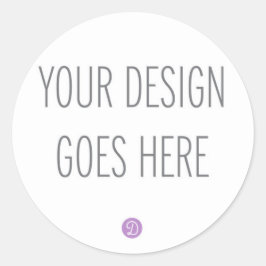 Cirkelstickers afdrukken (1,5" of 3") ronde sticker