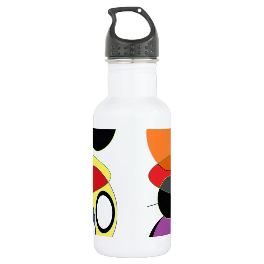 Cirkelstijl Waterfles (Achterkant)