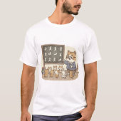 Cirkeltijd op de kattenschool - Kawaii Kitten Nurs T-shirt (Voorkant)