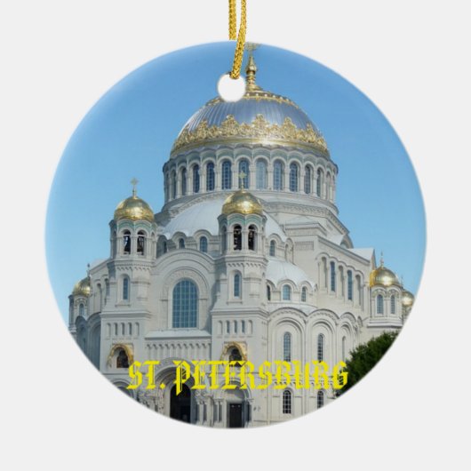 Cirkelversiering Sint-Petersburg Rusland Keramisch Ornament (Voorkant)
