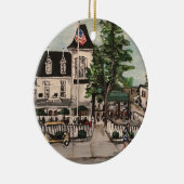 Cirkelversiering "The Park Hotel at Put-in Bay" Keramisch Ornament (Rechts)